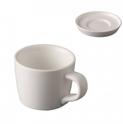 Da Vinci Espresso 9 cl ivoor SET. voor zowel schotel als kopje mogelijkheid tot bedrukking